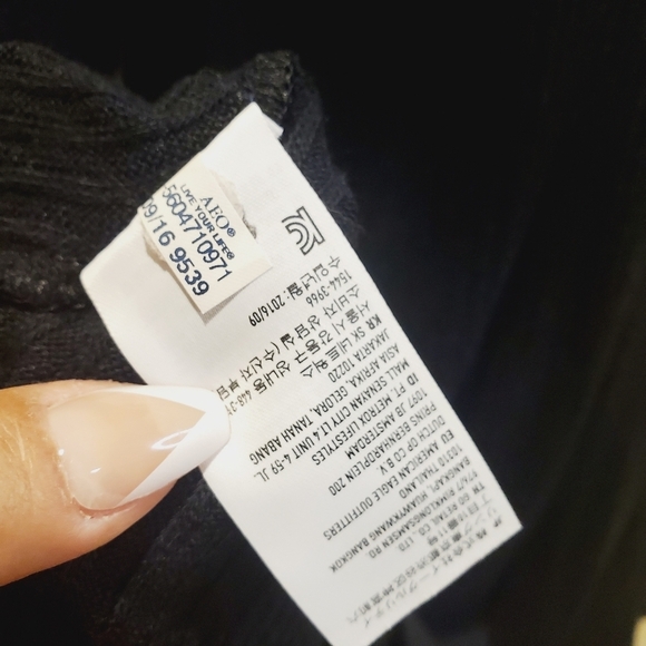 Soft and Sexy by American Eagle Outfitter turtleneck black long sleeve Dr… - Picture 7 of 10